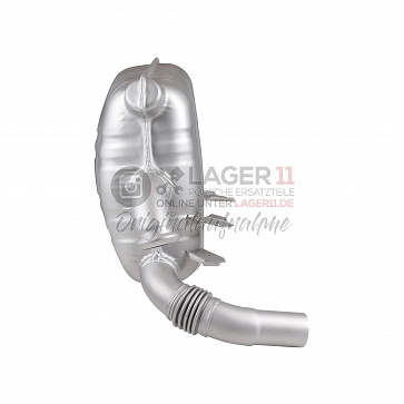 Auspuff Edelstahl OE Style links für Porsche 996 3.4 - 3.6 97 - 05 (mit TÜV)