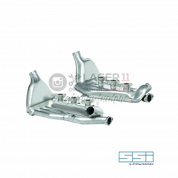 Wärmetauschersatz Edelstahl links und rechts SSI (Durchmesser 41 mm) für Porsche 911 3.6 65 - 89 (Modifikationen erforderlich)