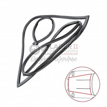 Kofferraumgummidichtung / Haubengummidichtung für Porsche 911 65 - 73