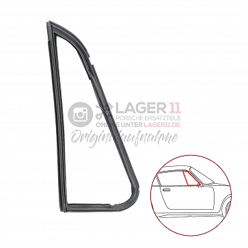 Dreieckscheibengummi Türe rechts Drehfenster Coupe für Porsche 911 frühes F Modell 65 - 68