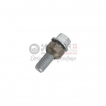 Radschraube silber Länge 34 mm für alle Porsche Modelle ab 65 (nicht für CAYENNE)