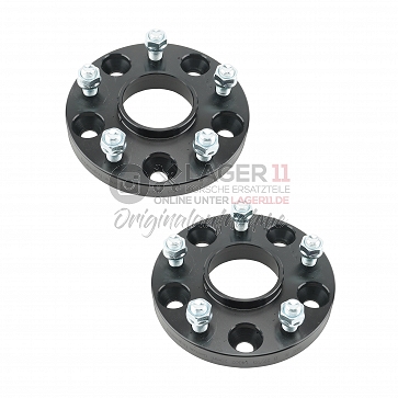 Spurverbreiterung / schwarz eloxiert 20 mm für Porsche 911 / 964 / 993 65 - 98