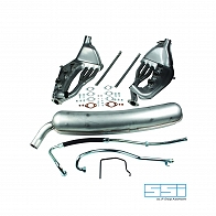 Auspuffsatz Edelstahl SSI für Porsche 911 2.7 - 3.0 74 - 83