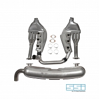 Sport-Auspuffsatz Edelstahl (mit einem Endrohr) SSI für Porsche 911 3.2 84 - 89