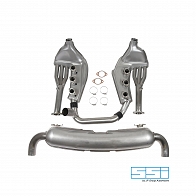 Sport-Auspuffsatz Edelstahl (mit Doppelrohr) SSI für Porsche 911 3.2 84 - 89