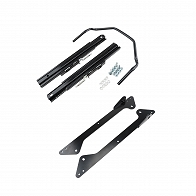 Einbaukonsole komplett mit Laufschiene und Distanzstücken für einen Sitz für alle Porsche 911 bis 73 (F Modell)