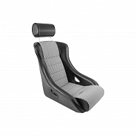 Sitz Sport Stradale GTR55 Kunstleder schwarz / Pepita