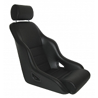 Sitz Rally ST GTR72 Kunstleder / genoppt schwarz für Porsche 911 65 - 89