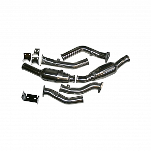 Sportkatalysatorset Edelstahl 100 Zellen für Porsche 993 93 - 98
