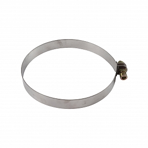 Spannband Edelstahl für Endtopf 648 mm (rechts) für Porsche 3.2 Carrera 84 - 89