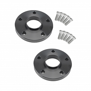 Spurverbreiterungssatz (eine Achse) schwarz eloxiert 10 mm für Porsche 911 / 964 / 993 65 - 98