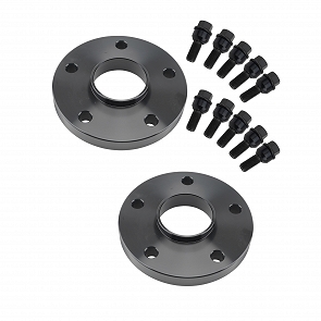 Spurverbreiterungssatz (eine Achse) schwarz eloxiert 20 mm für alle Porsche Modelle ab 97 (nicht für CAYENNE / 993)