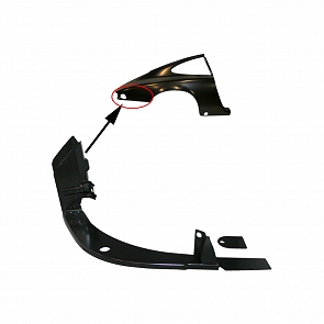Leuchtrahmen hinten rechts für Porsche 911 69 - 73