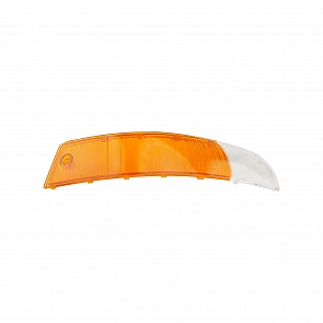 Blinkerglas vorne rechts orange / weiß Europa für Porsche 911 frühes F Modell 65 - 68