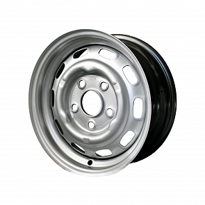 Felge 6x15, ET 36, 5x130 Stahl silber für Porsche 911 65 - 89