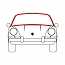 Frontscheibengummidichtung für Porsche 911 65 - 89