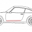 Einstiegsschwellergummi Porsche links für Porsche 911 69-89