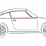 Türschachtdichtung Innen U-Profil links und rechts gleich für Porsche 911 / 964 65 -93