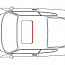 Schiebedachdichtung hinten für Porsche 911 / 964 65-93