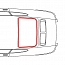 Heckscheibengummidichtung Coupe für Porsche 911 65-89