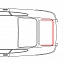 Motorraumdichtung für Porsche 911 65-89 vor dem Motor gross