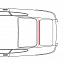 Motorraumdichtung für Porsche 911 65-89 hinter dem Motor klein